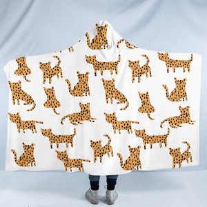 Cartoon Cheetah SW2510 Hooded Blanket