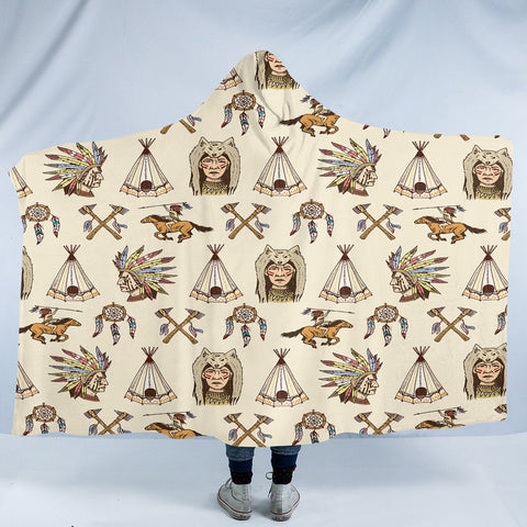 Image of Tribal Tents & Tools SW2165 Hooded Blanket