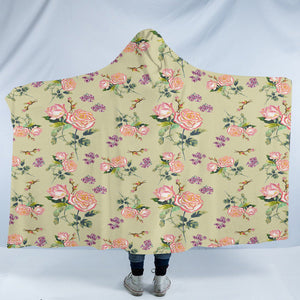 Floral SW2244 Hooded Blanket