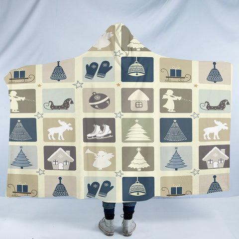 Image of Winter Icons SW2335 Hooded Blanket