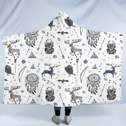 Image of Ice Tribe SW2172 Hooded Blanket