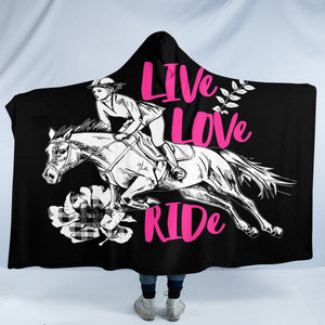 Live Love Ride SW2403 Hooded Blanket