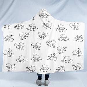 Cute Pup SW2015 Hooded Blanket