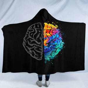 Cerebral Hemisphere SW2059 Hooded Blanket