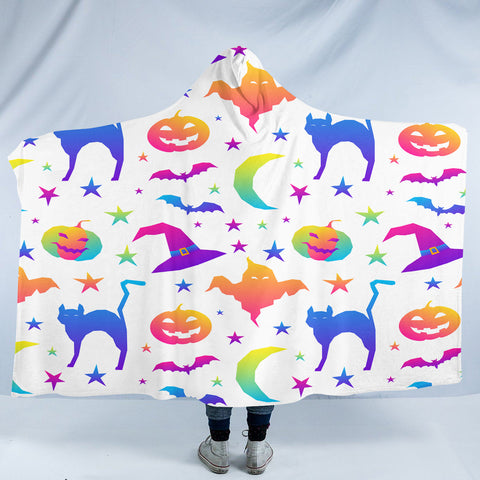 Image of Halloween Themed SW1748 Hooded Blanket