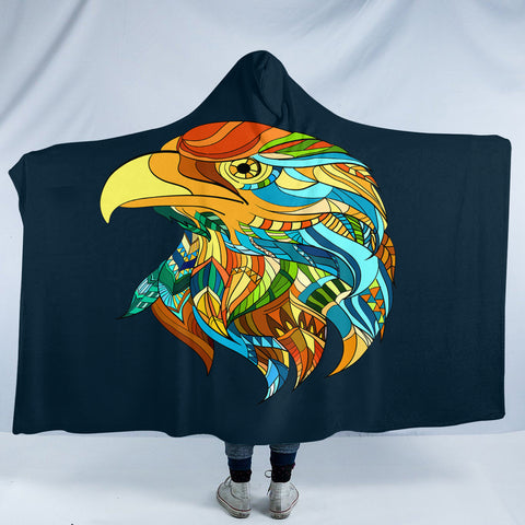 Image of Stylized Eagle SW1827 Hooded Blanket