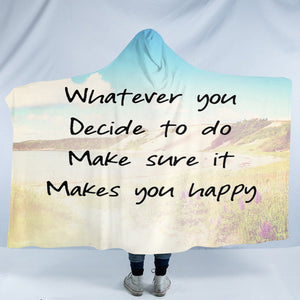 Life Quote SW2056 Hooded Blanket