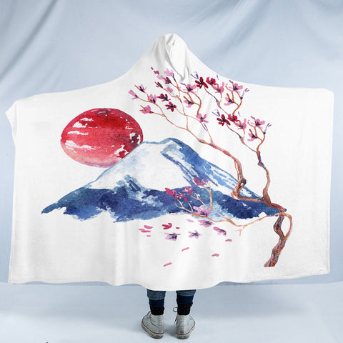 Image of Fuji Mountain SW2028 Hooded Blanket