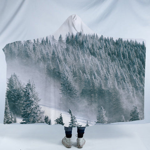 Image of Taiga Forest SW2249 Hooded Blanket