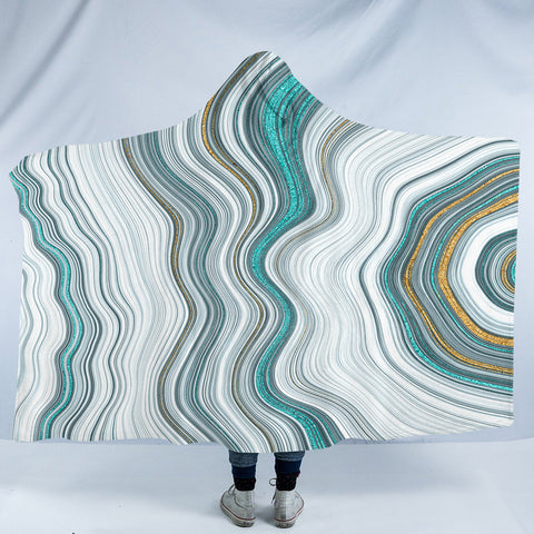 Image of Pearly Lines SW2491 Hooded Blanket