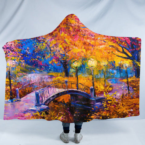 Image of Autumn Park SW2235 Hooded Blanket