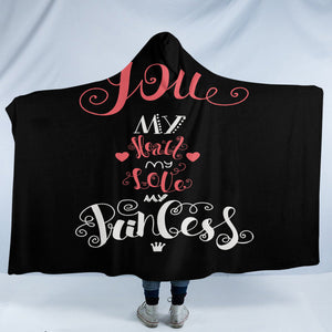 Love For Princess SW2068 Hooded Blanket