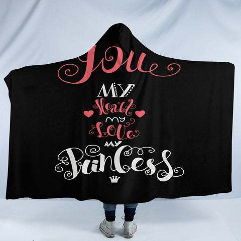 Image of Love For Princess SW2068 Hooded Blanket