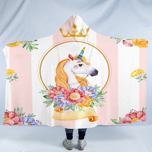 Queenicorn SW2417 Hooded Blanket