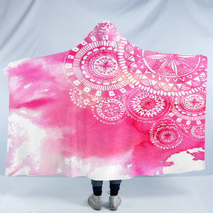 Pink Mandala SW1886 Hooded Blanket