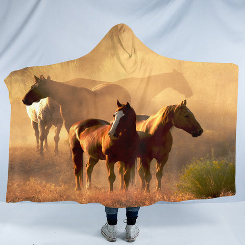 Image of Horse Trail SW2023 Hooded Blanket