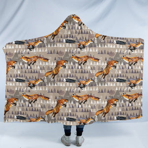 Foxy Leap SW2424 Hooded Blanket