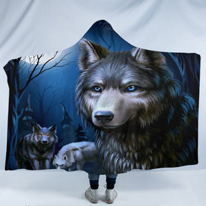 Moon Wolf SW2026 Hooded Blanket