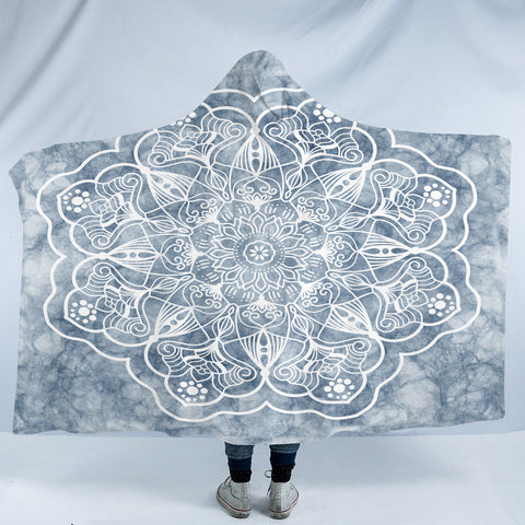 Image of Misty Flower SW2387 Hooded Blanket