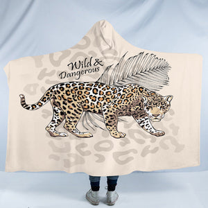 Wild Leopard SW2518 Hooded Blanket