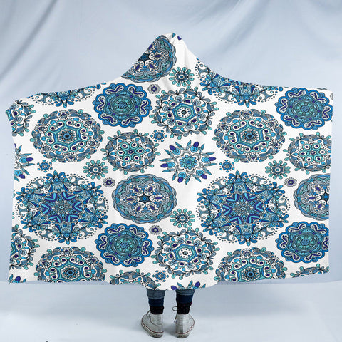 Image of Decorated Rings SW2231 Hooded Blanket