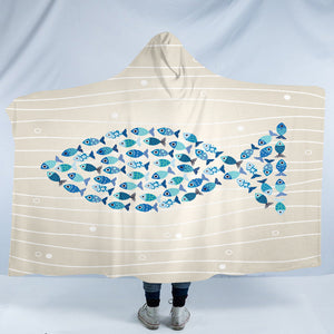 A School Of Fish SW2191 Hooded Blanket