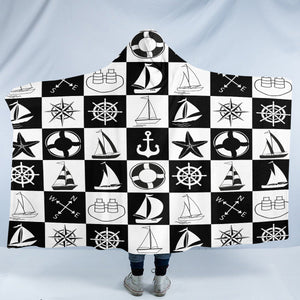 Beyond The Sea SW2327 Hooded Blanket