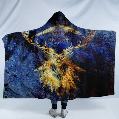 Image of Ancient Antler SW2018 Hooded Blanket