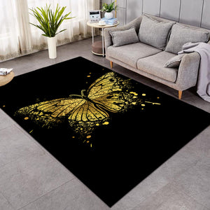 Glided Butterfly Black SW1170 Rug