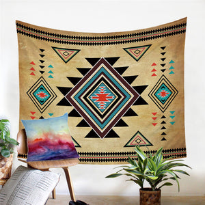 Aztec Pattern Tapestry - Beddingify