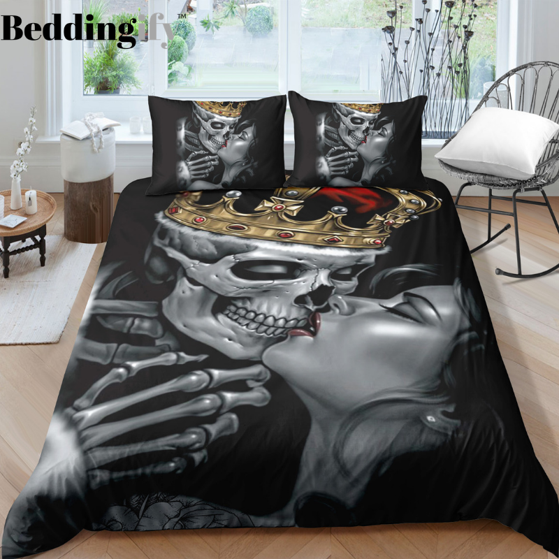 B4 Skull Bedding Set - Beddingify