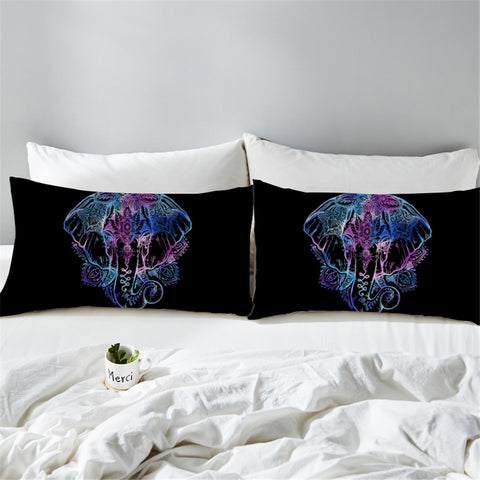 Image of Pixie Line Elephant Pillowcase