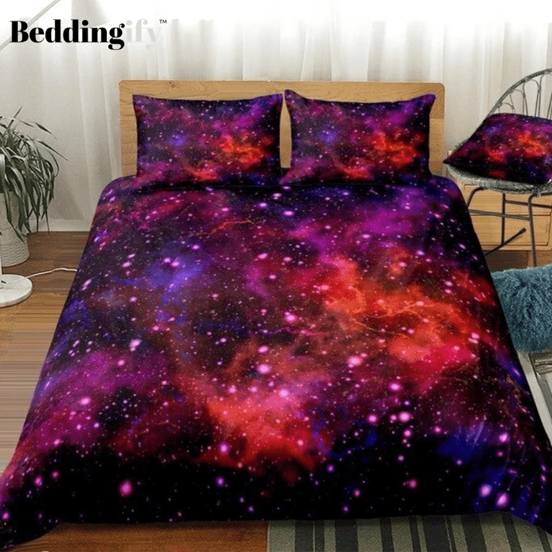 Colorful Outer Space Bedding Set - Beddingify