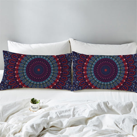 Image of Implosion Mandala Pillowcase