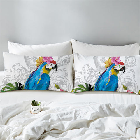 Image of Tropical Parrot Pillowcase