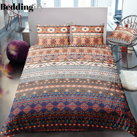 Indian inspired - Native American Aztec Bedding Set - Beddingify