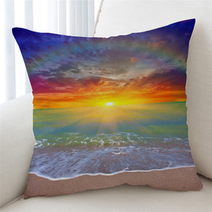 Sunrise Rainbow Cushion Cover - Beddingify