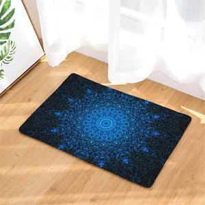 Azure Big Bang Door Mat