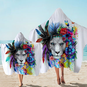 The Original Lion Vibes Hooded Towel - Beddingify