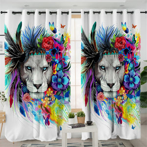 Warchief Lioness 2 Panel Curtains