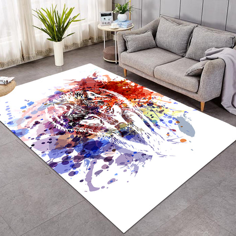 Image of Stalking Wolf Color Splash SW1174 Rug