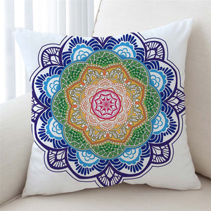 Mandala White Cushion Cover - Beddingify