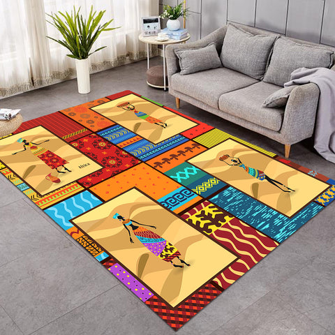 Image of Decorating Patterns African Ladies SW1180 Rug