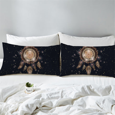 Image of Sparkly Dream Catcher Space Pillowcase