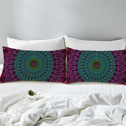 Image of Deep Color Mandala Pillowcase