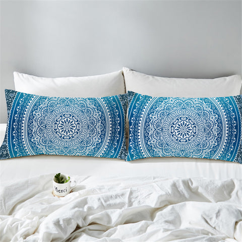 Image of Mandala Wheel Cool Pillowcase