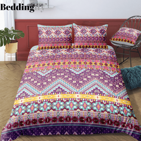 Image of Indian inspired - Navajo Aztec Bedding Set - Beddingify