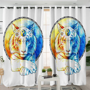Contrast Tiger 2 Panel Curtains
