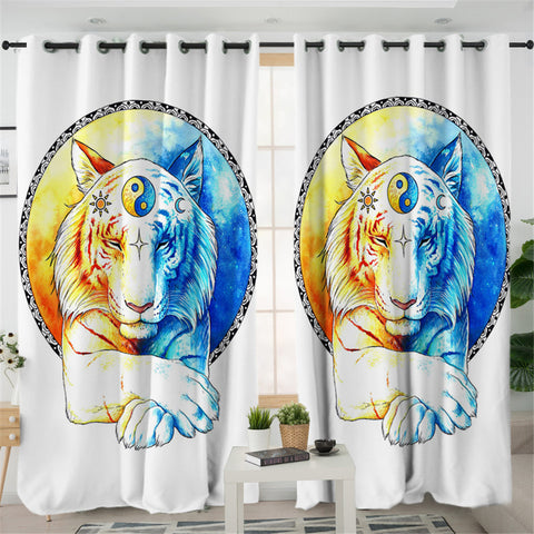 Image of Contrast Tiger 2 Panel Curtains