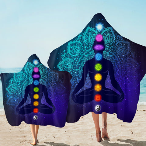 Image of 7 Chakras SW1841 Hooded Towel